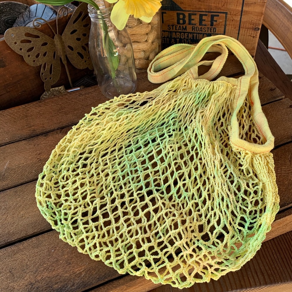 ✨HAND DYED FRENCH MARKET STRING NET BAG…